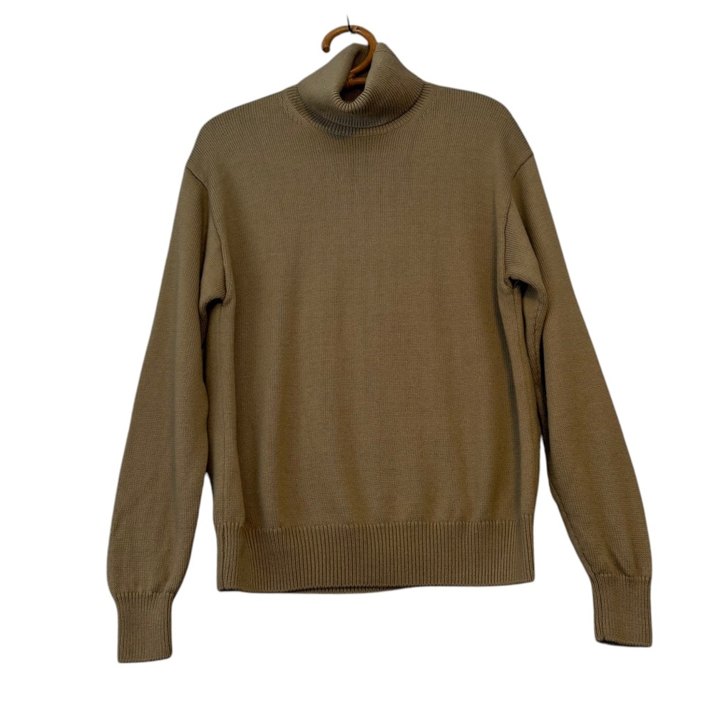 Aritzia | Wilfred Free | Treasures Turtleneck in Taupe Beige Size XS Merino Wool